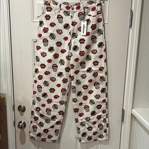 Wrangler Graphic Lip Print Pants